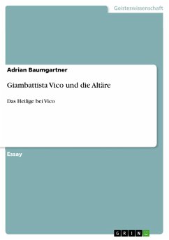 Giambattista Vico und die Altäre (eBook, PDF) - Baumgartner, Adrian