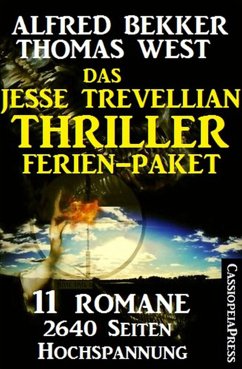 Das Jesse Trevellian Thriller Ferien-Paket: 11 Romane (eBook, ePUB) - Bekker, Alfred; West, Thomas