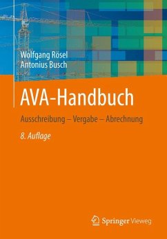 AVA-Handbuch - Rösel, Wolfgang;Busch, Antonius
