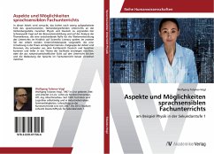 Aspekte und Möglichkeiten sprachsensiblen Fachunterrichts Cover Aspekte und Möglichkeiten sprachsensiblen Fachunterrichts