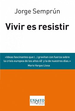 Vivir es resistir: tres conferencias y una conversación