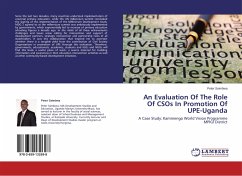 An Evaluation Of The Role Of CSOs In Promotion Of UPE-Uganda - Ssimbwa, Peter