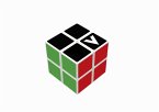 V-Cube 2057010 - V-Cube 2, Zauberwürfel, klassisch, Version: 2x2x2