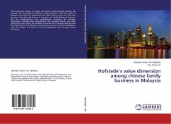 Hofstede¿s value dimension among chinese family business in Malaysia