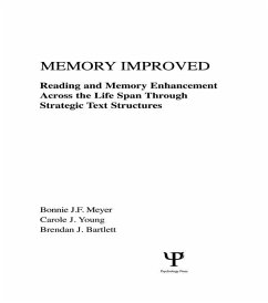 Memory Improved (eBook, ePUB) - Meyer, Bonnie J. F.; Young, Carole J.; Bartlett, Brendan J.