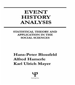 Event History Analysis (eBook, ePUB) - Blossfeld, Hans-Peter; Hamerle, Alfred; Mayer, Karl Ulrich