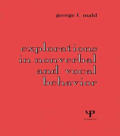 Cover Explorations in Nonverbal and Vocal Behavior (eBook, ePUB)