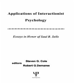 Applications of interactionist Psychology (eBook, ePUB) Cover Applications of interactionist Psychology (eBook, ePUB)