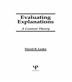 Cover Evaluating Explanations (eBook, PDF)