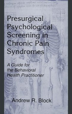Cover Presurgical Psychological Screening in Chronic Pain Syndromes (eBook, ePUB)