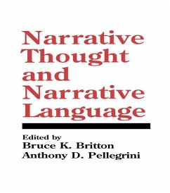 Cover Narrative Thought and Narrative Language (eBook, ePUB)