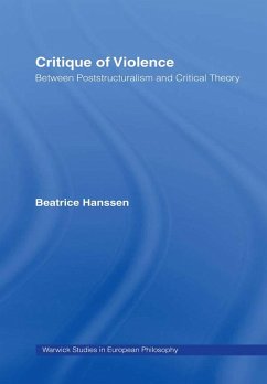 Critique of Violence (eBook, ePUB) - Hanssen, Beatrice