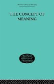 The Concept of Meaning (eBook, ePUB)
