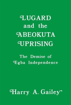 Cover Lugard and the Abeokuta Uprising (eBook, PDF)