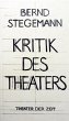 Kritik des Theaters - Bild 1