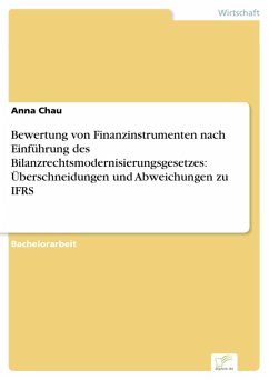 Bewertung von Finanzinstrumenten nach Einführung des Bilanzrechtsmodernisierungsgesetzes: Überschneidungen und Abweichungen zu IFRS (eBook, PDF) - Chau, Anna