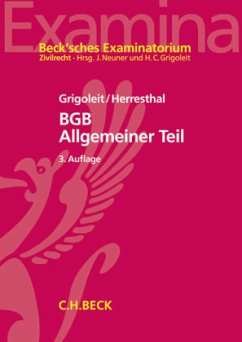BGB Allgemeiner Teil - Grigoleit, Hans Chr.;Herresthal, Carsten