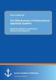 The Effectiveness of Performance Appraisal Systems: Employee Relations and Human Resource Management