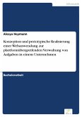 Konzeption und prototypische Realisierung einer Webanwendung zur plattformübergreifenden Verwaltung von Aufgaben in einem Unternehmen (eBook, PDF)