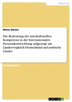 Die Bedeutung der interkulturellen Kompetenz in der Internationalen Personalentwicklung aufgezeigt am Ländervergleich Deutschland und arabische Länder - Simon, Elena
