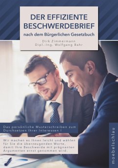 Cover Der effiziente Beschwerdebrief nach dem bürgerlichen Gesetzbuch (eBook, ePUB)