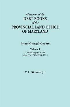 Abstracts of the Debt Books of the Provincial Land Office of Maryland