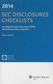 SEC Disclosures Checklists [With CDROM]