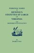 Personal Names in Hening's Statutes at... - Bild 1