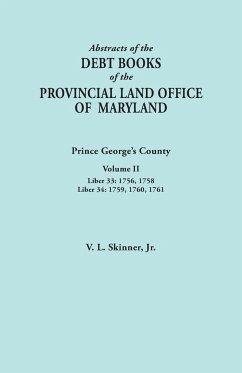 Abstracts of the Debt Books of the Provincial Land Office of Maryland