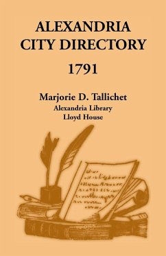 Alexandria City Directory, 1791 - Tallichet, Marjorie D.