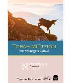 Torah Mietzion: New Readings in Tanach: Vayikra