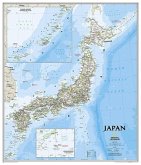 National Geographic Japan Wall Map - Classic - Laminated (25 X 29 In)