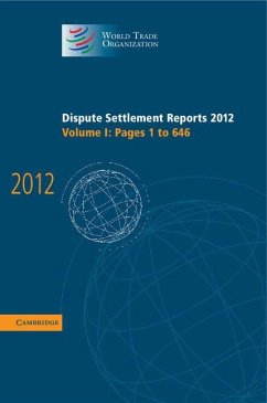 Cover Dispute Settlement Reports 2012