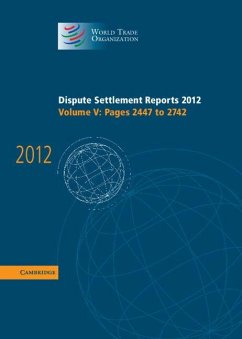 Dispute Settlement Reports 2012 - World Trade Organization Dispute Settlement Reports 2012 - World Trade Organization