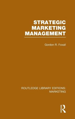 Cover Strategic Marketing Management (RLE Marketing)