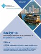 Recsys 13 Proceedings of the 7th ACM... - Bild 1
