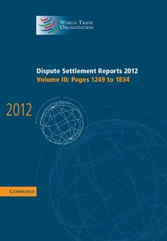 Cover Dispute Settlement Reports 2012