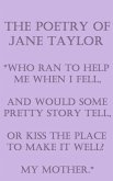 The Poetry Of Jane Taylor (eBook, ePUB)