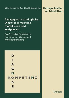 Pädagogisch-soziologische Diagnosekompetenz modellieren und analysieren (eBook, PDF) - Hansmann, Wilfried; Dirks, Una; Baumbach, Hendrik