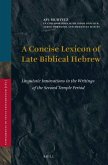 A Concise Lexicon of Late Biblical Hebrew