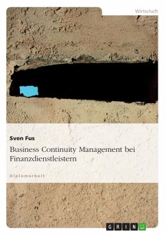 Business continuity management bei Finanzdienstleistern (eBook, ePUB)