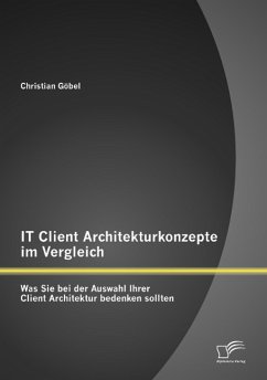 IT Client Architekturkonzepte im Vergleich: Was Sie bei der Auswahl Ihrer Client Architektur bedenken sollten - Göbel, Christian