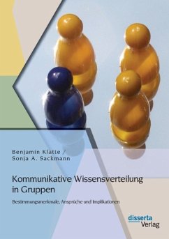 Kommunikative Wissensverteilung in Gruppen: Bestimmungsmerkmale, Ansprüche und Implikationen - Klatte, Benjamin;Sackmann, Sonja A.