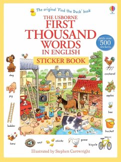 First Thousand Words in English Sticker Book - Amery, Heather