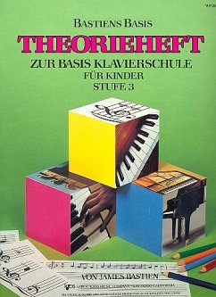 Cover Theorieheft zur Basis Klavierschule Band 3 für Kinder