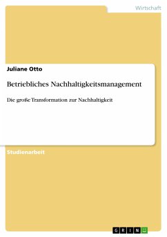 Betriebliches Nachhaltigkeitsmanagement (eBook, PDF)