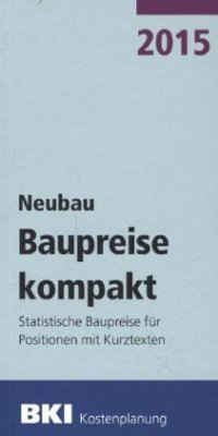 Cover BKI Baupreise kompakt Neubau 2015