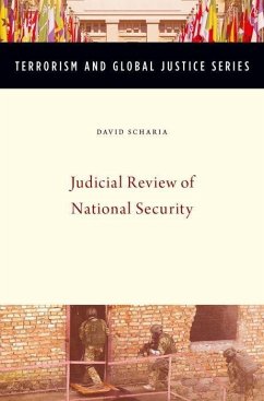 Judicial Review of National Security - Scharia, David