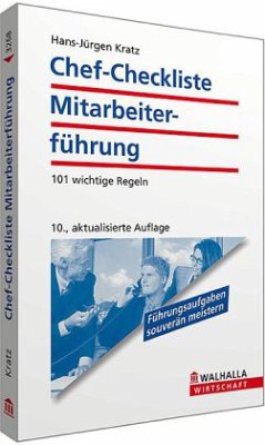 Chef-Checkliste Mitarbeiterführung - Kratz, Hans-Jürgen