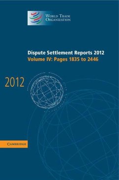Cover Dispute Settlement Reports 2012